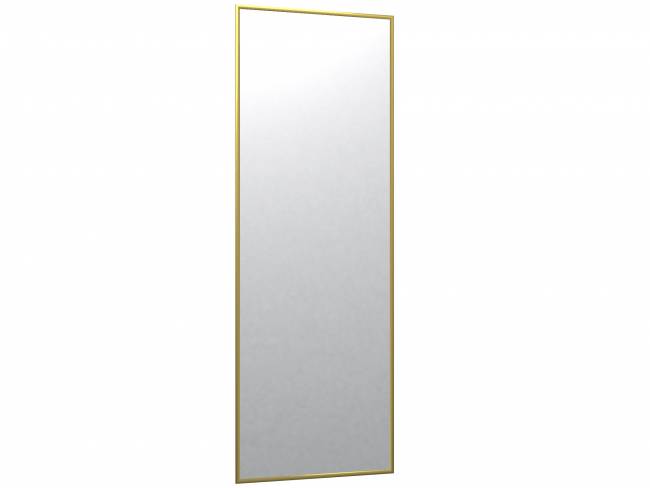 Зеркало настенное в раме Сельетта-5, глянец золото 150 см х 50 см