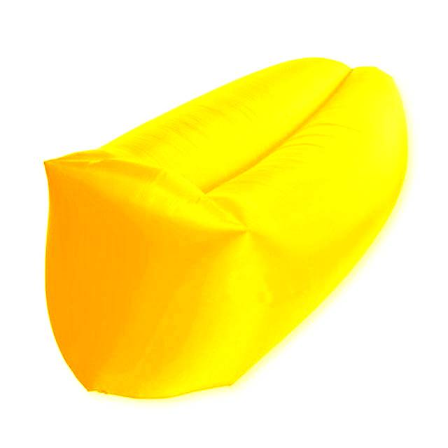 Надувной лежак AirPuf Желтый Желтый Оксфорд
