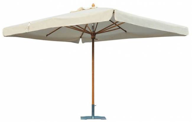 Зонт на центральной опоре уличный прямоугольный "Palladio" Standard 3м x 4м