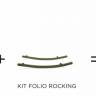Комплект полозьев для кресла-качалки Kit Folio Rocking агава 910х97х98 мм