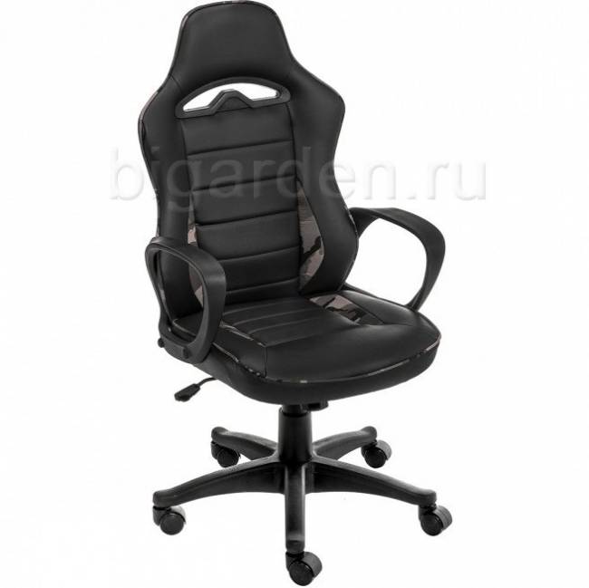 Компьютерное кресло TOMEN черное/камуфляж