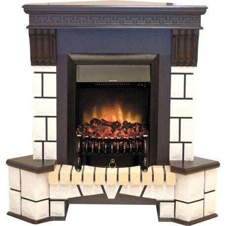 Угловые электрокамины