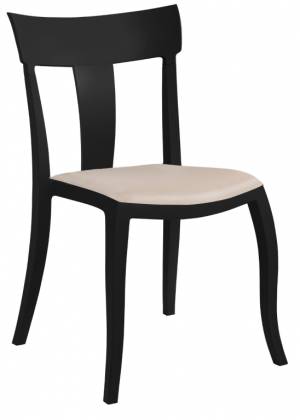 Стул пластиковый с обивкой Toro-S Soft 490х550х840 мм