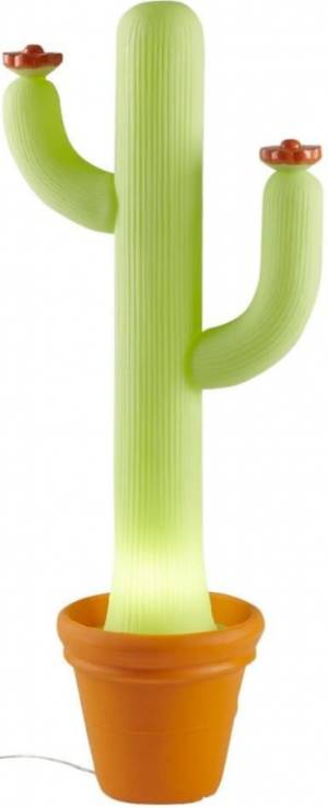 Светильник пластиковый напольный Cactus Lighting зеленый, тыквенный оранжевый 540х420х1300 мм