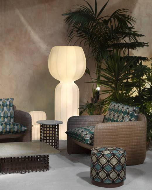 Пуф пластиковый мягкий Mara Masai Standard Ø420х450 мм Пуф пластиковый мягкий Mara Masai Standard Ø420х450 мм