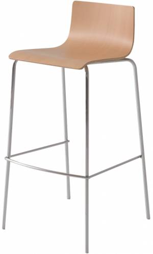 Стул деревянный барный Lila Stool 79 470х500х990 мм