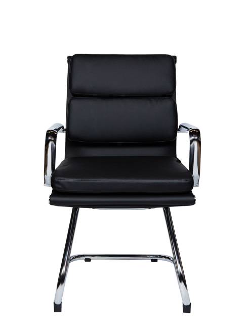 Кресло офисное / Зион CF / Zion CF / черная экокожа