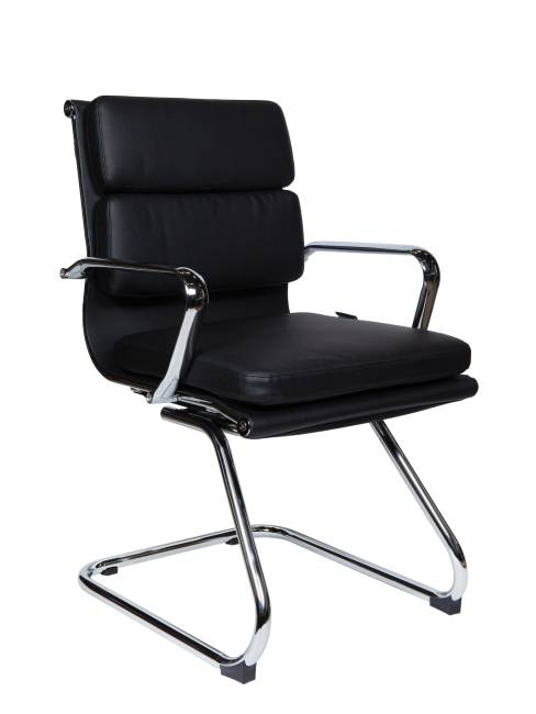 Кресло офисное / Зион CF / Zion CF / черная экокожа
