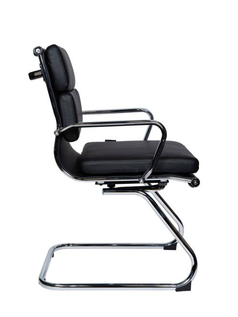 Кресло офисное / Зион CF / Zion CF / черная экокожа