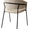 Стул ГЕММА, цвет H-06 Бежевый, велюр / черный каркас М-City