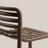 Стул пластиковый барный Doga Stool табак 510х515х985 мм