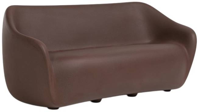 Диван пластиковый двухместный Reborn Standard мокко коричневый 1180х800х700 мм Диван пластиковый двухместный Reborn Standard мокко коричневый 1180х800х700 мм