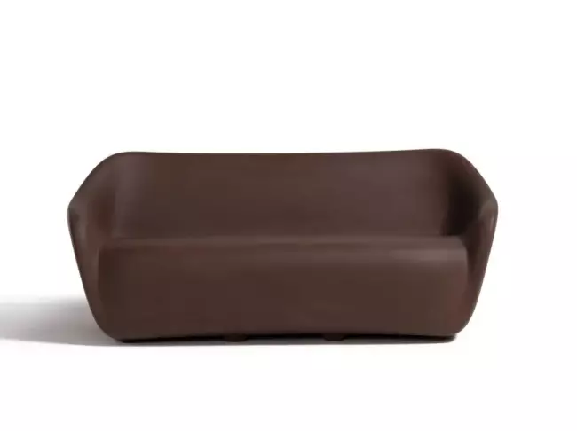 Диван пластиковый двухместный Reborn Standard мокко коричневый 1180х800х700 мм Диван пластиковый двухместный Reborn Standard мокко коричневый 1180х800х700 мм