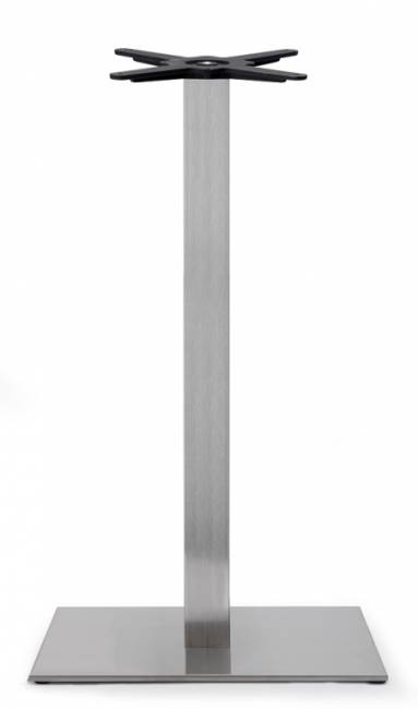 Подстолье металлическое барное Tiffany сатинированный стальной 600х400х1090 мм