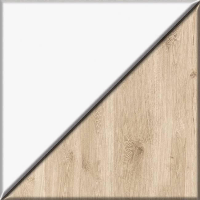 Шкаф и стеллаж Эйп цвет белый/дуб белый