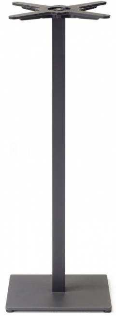 Подстолье металлическое барное Tiffany антрацит 400х400х1090 мм