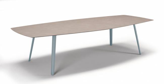 Стол ламинированный Squid голубой, тортора шпатель 2990х1290х730 мм