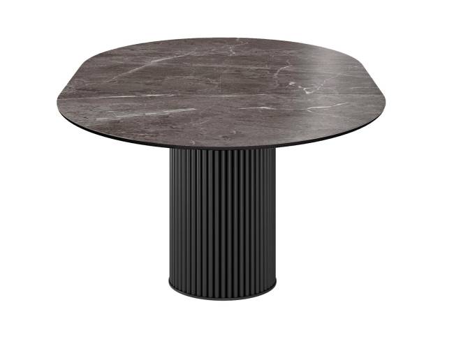 Стол DikLine AKRR120 Керамика Tundra Gris (темно-серый суперглянец)/подстолье черное/опоры черные (2 уп.) Стол DikLine AKRR120 Керамика Tundra Gris (темно-серый суперглянец)/подстолье черное/опоры черные (2 уп.)