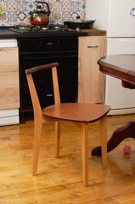 Стул Франк ЖК Натуральное дерево/Орех Стул Франк ЖК Натуральное дерево/Орех