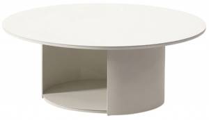 Столик металлический кофейный Cosy белый Ø995х385 мм