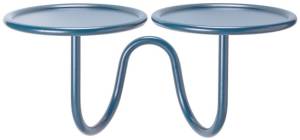 Подставка для цветов настенная Mimosa нефтяной синий 420х215х230 мм