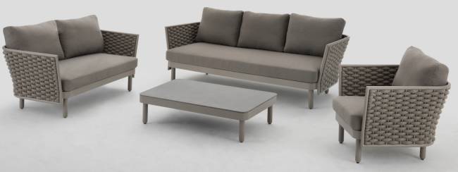 Диван плетеный двухместный Leon 1678х845х685 мм