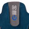 Кресло NEO 2 (22) серый/синий флок