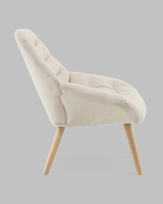 Кресло Олби Страйпс белый