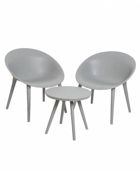 Набор мебели для сада ILLUMAX "Марбелла", светло-серый
