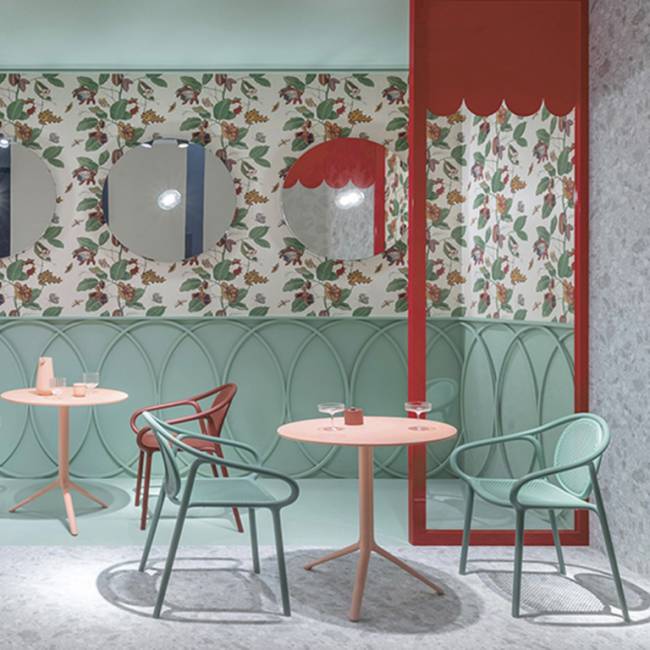 Кресло пластиковое Remind зеленый 585х560х810 мм