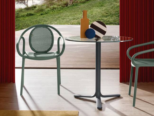 Кресло пластиковое Remind зеленый 585х560х810 мм