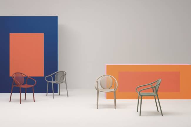 Кресло пластиковое Remind зеленый 585х560х810 мм