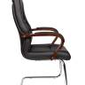 Кресло офисное / Боттичелли CF / дерево / темно-коричневая кожа