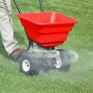 Садовая тележка-сеялка (20 л) оранжевая