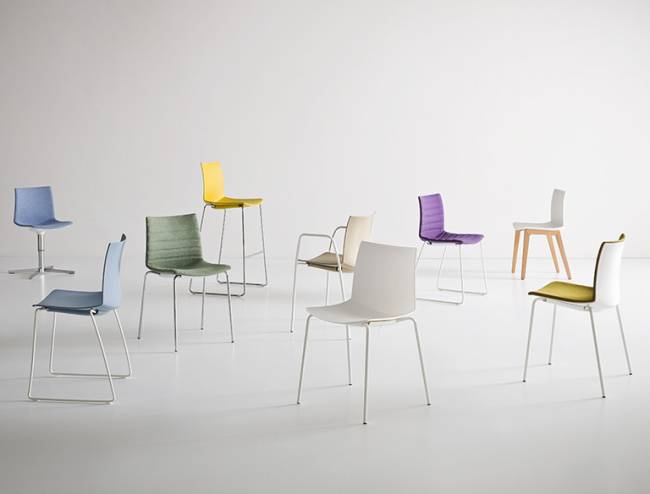 Стул на металлокаркасе с обивкой Kanvas S Full 500х500х790 мм Стул на металлокаркасе с обивкой Kanvas S Full 500х500х790 мм