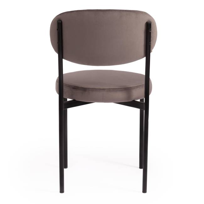 Стул REVO (mod. 7033) / 1 шт. в упаковке ткань/металл, 47х54х82 см, высота до сиденья 47 см, темно-серый barkhat 14/черный темно-серый barkhat 14/черный ткань/металл