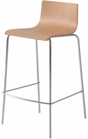 Стул деревянный полубарный Lila Stool 69 470х500х890 мм