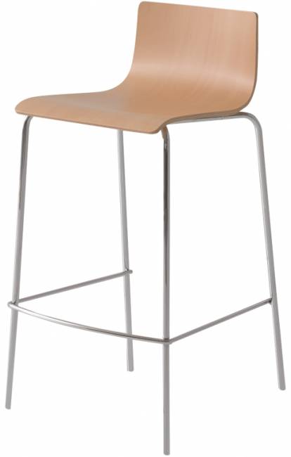 Стул деревянный полубарный Lila Stool 69 470х500х890 мм