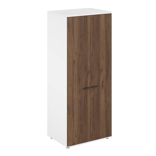 SG.825.WH.DM / Гардероб 800х600х1955, з.ст ЛДСП 16 мм / корпус: белый; фасады: дуб модена