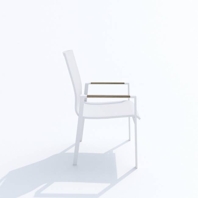 Стул SOLA белый - белый каркас