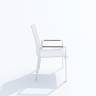 Стул SOLA белый - белый каркас