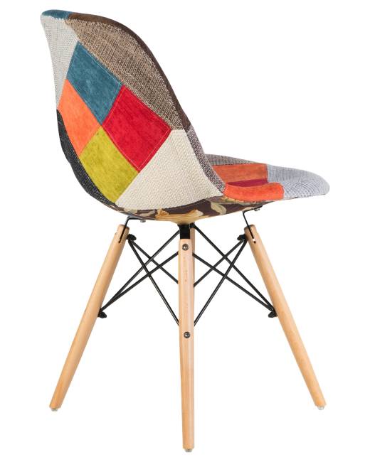 Стул обеденный LMZL-PP623, ножки светлый бук, цвет сиденья мозаика