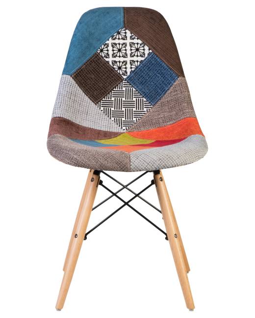 Стул обеденный LMZL-PP623, ножки светлый бук, цвет сиденья мозаика