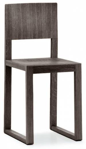 Стул деревянный Brera винтажный венге 350х425х805 мм