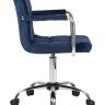 Набор 2 шт Офисное кресло для персонала DOBRIN TERRY, синий велюр (MJ9-117)