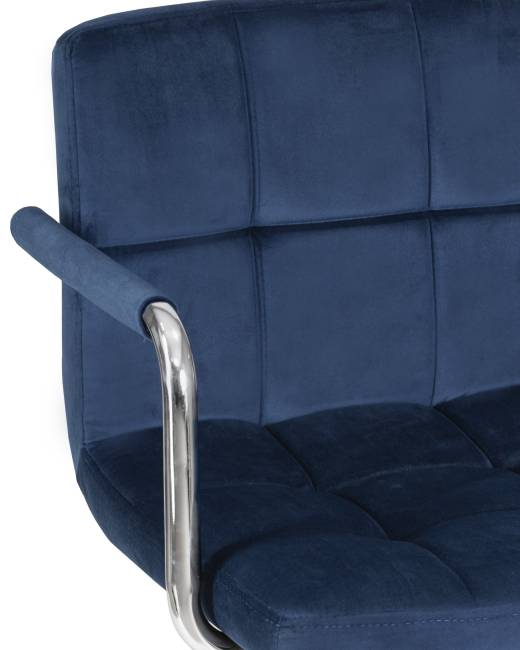 Набор 2 шт Офисное кресло для персонала DOBRIN TERRY, синий велюр (MJ9-117)