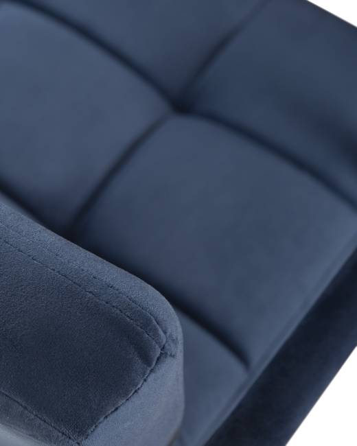 Набор 2 шт Офисное кресло для персонала DOBRIN TERRY, синий велюр (MJ9-117)