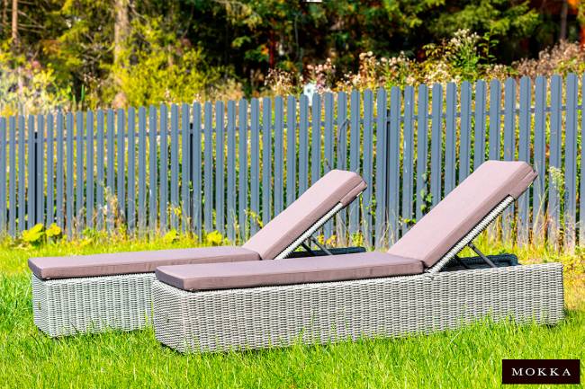 MOKKA BELLA Шезлонг, цвет серый