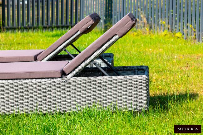 MOKKA BELLA Шезлонг, цвет серый