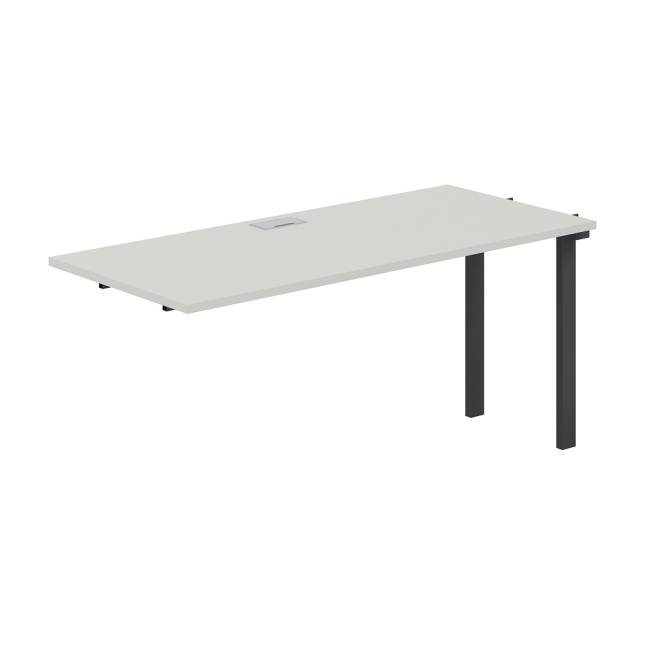 SG.268.SH.63.AN / Секция раб.станции s-b-s 3200х700х750 / профиль: 60х30 антрацит; столешница: серый бархат